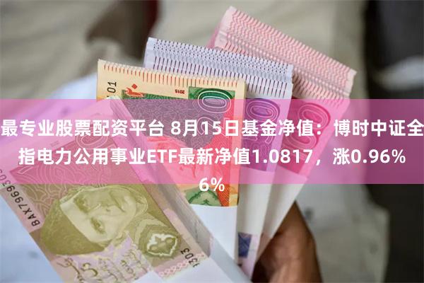 最专业股票配资平台 8月15日基金净值：博时中证全指电力公用事业ETF最新净值1.0817，涨0.96%