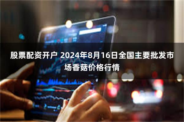 股票配资开户 2024年8月16日全国主要批发市场香菇价格行情