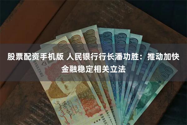 股票配资手机版 人民银行行长潘功胜：推动加快金融稳定相关立法