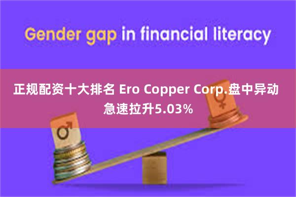 正规配资十大排名 Ero Copper Corp.盘中异动 急速拉升5.03%