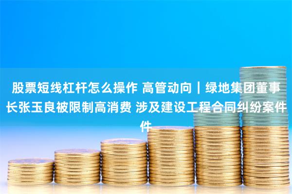 股票短线杠杆怎么操作 高管动向｜绿地集团董事长张玉良被限制高消费 涉及建设工程合同纠纷案件