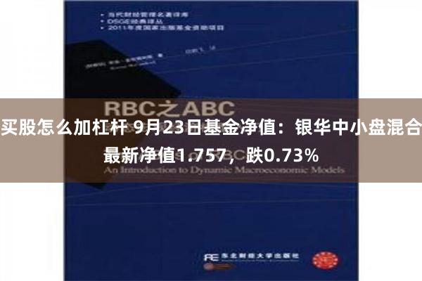 买股怎么加杠杆 9月23日基金净值：银华中小盘混合最新净值1.757，跌0.73%