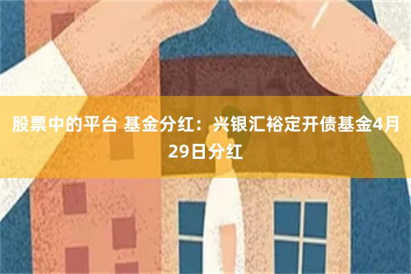 股票中的平台 基金分红：兴银汇裕定开债基金4月29日分红